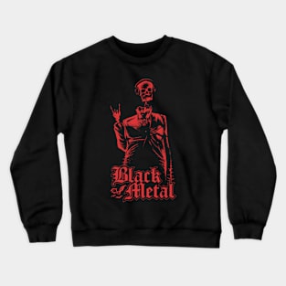 Black Metal (red version) Crewneck Sweatshirt